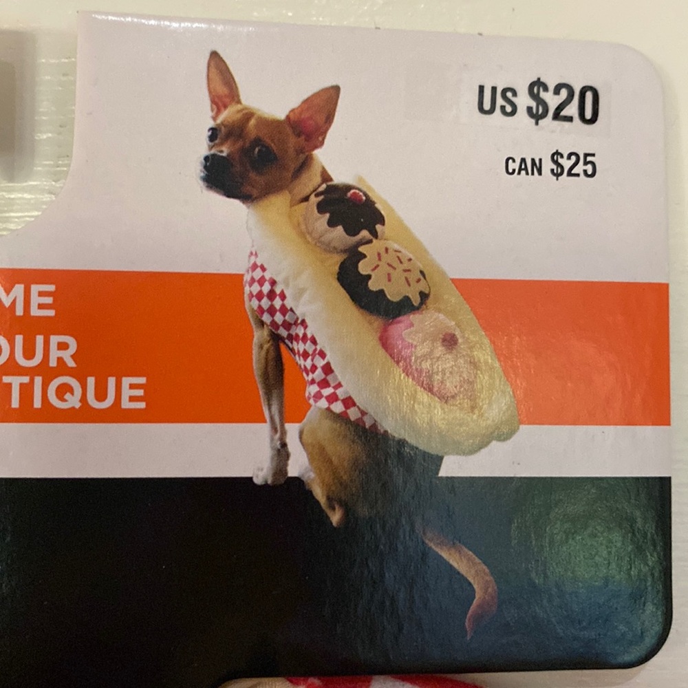 Ice Cream Sundae Dog Costume